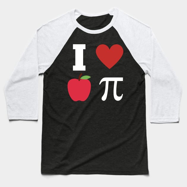 I love apple pi Baseball T-Shirt by Motivational_Apparel